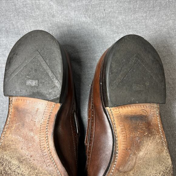 Allen Edmonds Mansfield Brown Leather Tassel Loafers Shoes Men Size 9.5 D - Picture 12 of 12